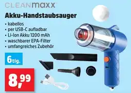 Thomas Philipps CLEANmaxx Akku-Handstaubsauger Angebot