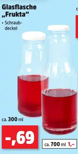 Thomas Philipps Glasflasche ,,Frukta Angebot