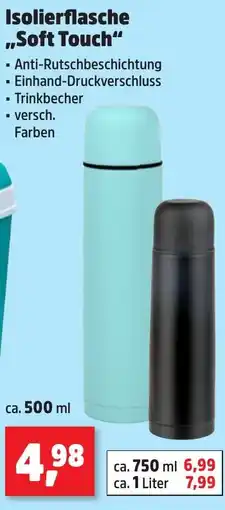 Thomas Philipps Isolierflasche ,,Soft Touch" Angebot
