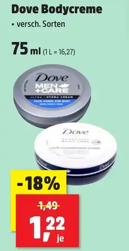 Thomas Philipps Dove Bodycreme Angebot