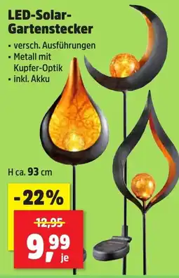 Thomas Philipps LED-Solar- Gartenstecker Angebot