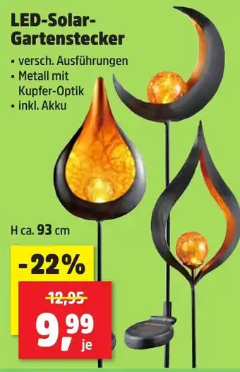 Thomas Philipps LED-Solar- Gartenstecker Angebot