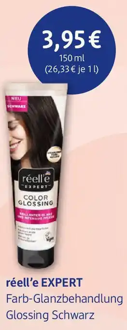 dm drogerie réell'e EXPERT Farb-Glanzbehandlung Glossing Schwarz Angebot