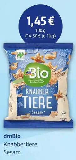 dm drogerie dmBio Knabbertiere Sesam Angebot