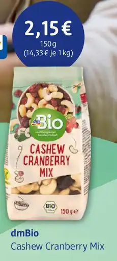 dm drogerie dmBio Cashew Cranberry Mix Angebot