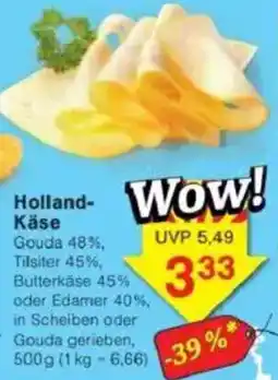 Jawoll Holland- Käse Angebot