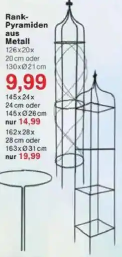 Jawoll Rank- Pyramiden aus Metall Angebot