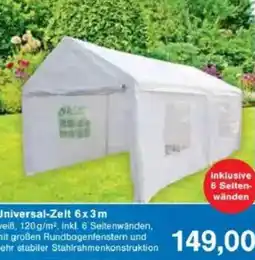 Jawoll Universal-Zelt 6x3m Angebot
