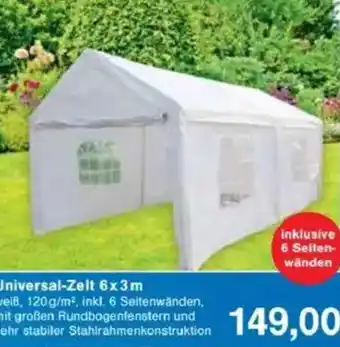 Jawoll Universal-Zelt 6x3m Angebot