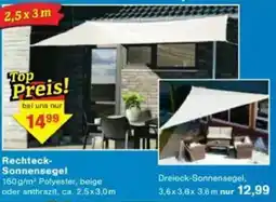 Jawoll Rechteck- Sonnensegel Angebot