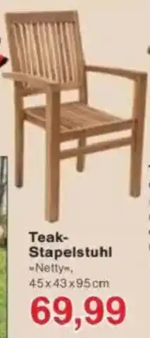 Jawoll Teak- Stapelstuhl Angebot