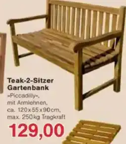 Jawoll Teak-2-Sitzer Gartenbank Angebot