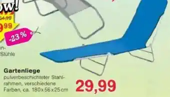 Jawoll Gartenliege Angebot