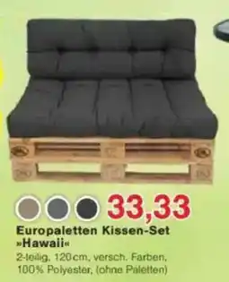 Jawoll Europaletten Kissen-Set Hawaii Angebot