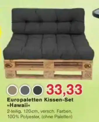 Jawoll Europaletten Kissen-Set Hawaii Angebot