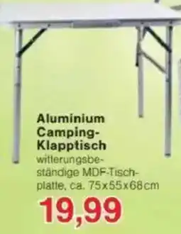 Jawoll Aluminium Camping- Klapptisch Angebot