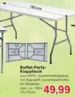 Jawoll Buffet-Party- Klapptisch Angebot