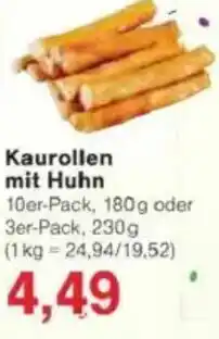 Jawoll Kaurollen mit Huhn Angebot