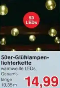 Jawoll 50er-Glühlampen- lichterkette Angebot