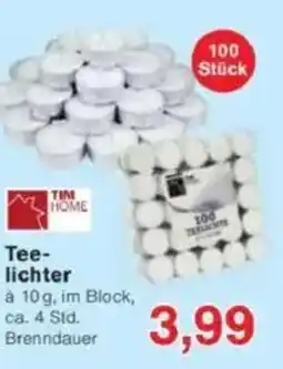 Jawoll TIM HOME Tee- lichter Angebot
