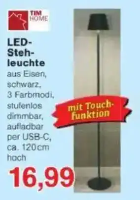 Jawoll TIM HOME LED- Steh- leuchte Angebot