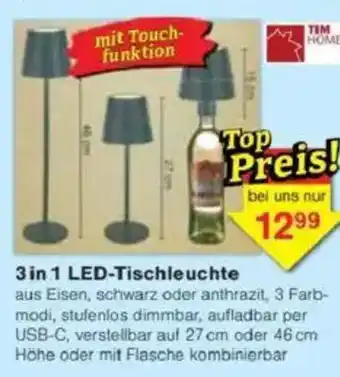 Jawoll TIM HOME 3 in 1 LED-Tischleuchte Angebot