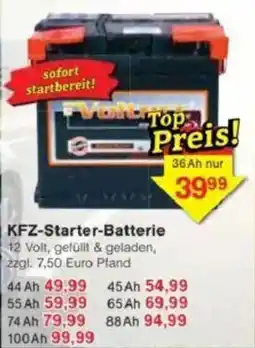 Jawoll KFZ-Starter-Batterie Angebot