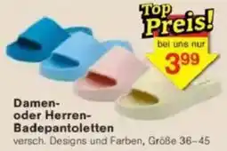 Jawoll Damen- oder Herren- Badepantoletten Angebot