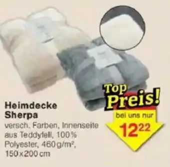 Jawoll Heimdecke Sherpa Angebot