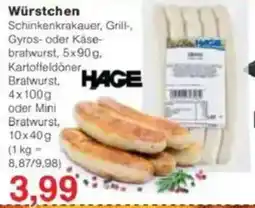 Jawoll HAGE Würstchen Angebot