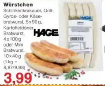 Jawoll HAGE Würstchen Angebot