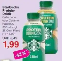 Jawoll Starbucks Protein- Drink Angebot