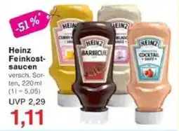 Jawoll Heinz Feinkost- saucen Angebot