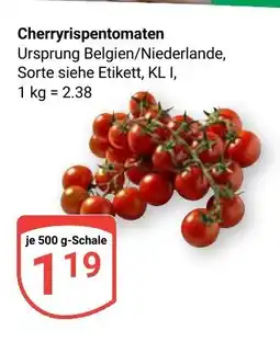 Globus Cherryrispentomaten Angebot