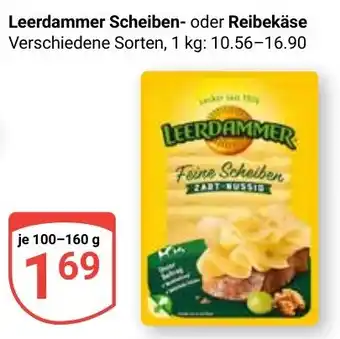 Globus Leerdammer Scheiben- oder Reibekäse Angebot