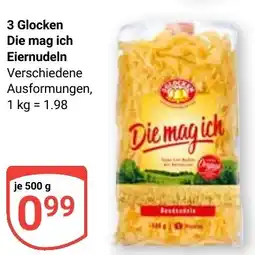 Globus 3 Glocken Die mag ich Eiernudeln Angebot