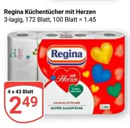 Globus Regina Küchentücher mit Herzen Angebot
