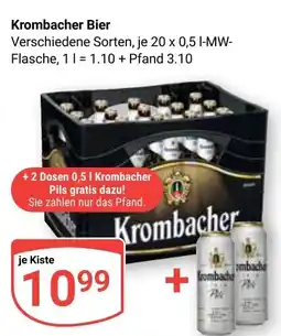 Globus Krombacher Bier Angebot