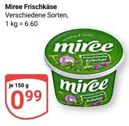 Globus Miree Frischkäse Angebot