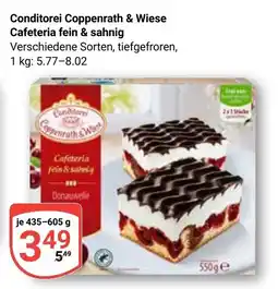 Globus Conditorei Coppenrath & Wiese Cafeteria fein & sahnig Angebot