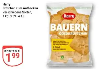 Globus Harry Brötchen zum Aufbacken Angebot
