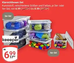 Globus Klarsichtboxen-Set keeeper Angebot
