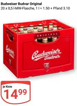 Globus Budweiser Budvar Original Angebot