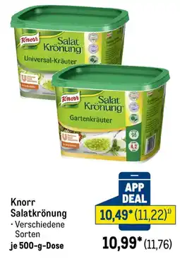 METRO Knorr Salatkrönung Angebot