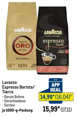 METRO Lavazza Espresso Barista/ Tierra Angebot