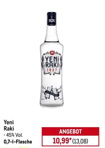 METRO Yeni Raki Angebot