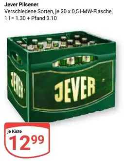Globus Jever Pilsener Angebot