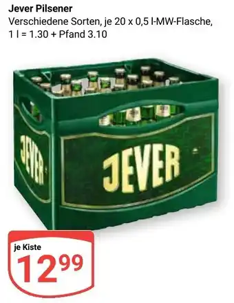 Globus Jever Pilsener Angebot