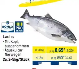 METRO BÖMLO Lachs Angebot
