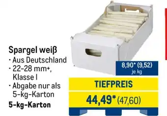 METRO Spargel weiß Angebot
